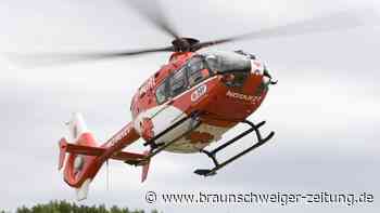 Unfall auf der B242 Harz: Hubschrauber fliegt Motorradfahrer in Maximalklinik