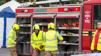 Major wildfire at Coventry park as thick smoke fills the air