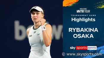 Rybakina to meet Gauff in semis after Osaka fightback