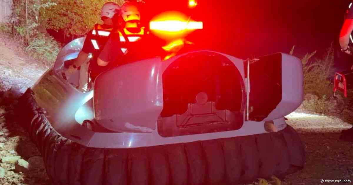 Two people safely rescued after being stranded on Cape Fear River