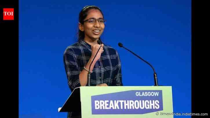 She was just 12 when she built ‘Iron Max’: How Vinisha Umashankar took her solar idea from a Tamil Nadu street to COP26 and changed 10 million lives across India
