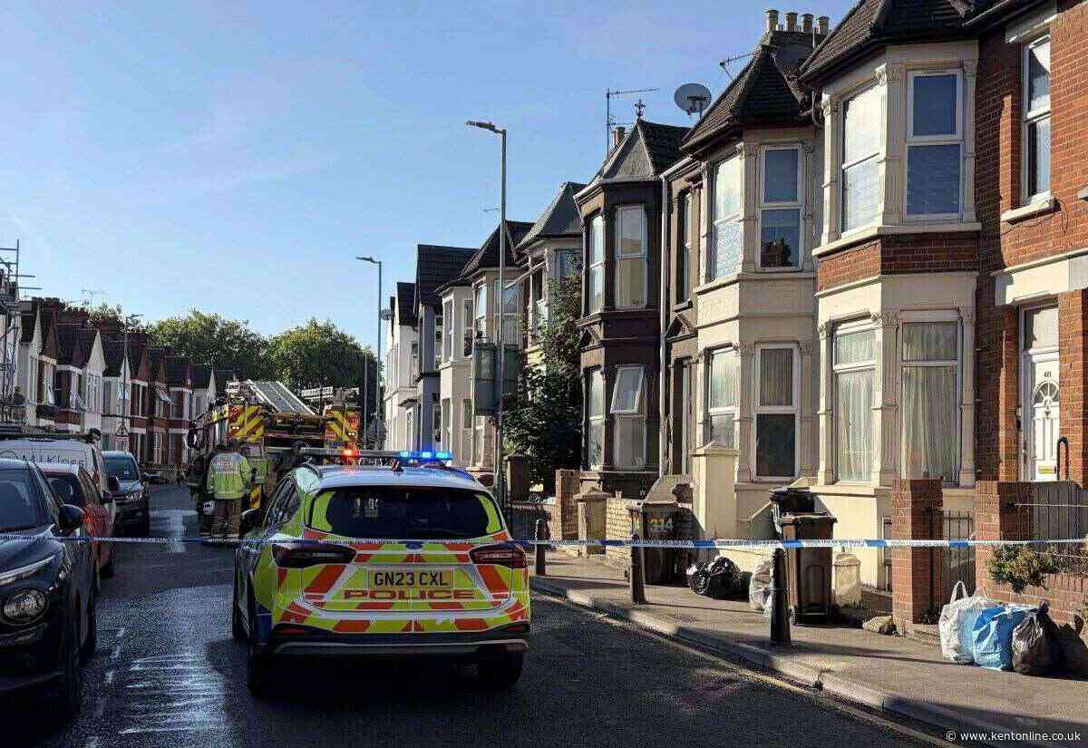 Four fire engines called to fire on residential street