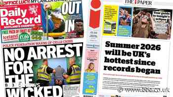 Scotland's papers: Police union's 'no arrest' claims and solar eclipse tips