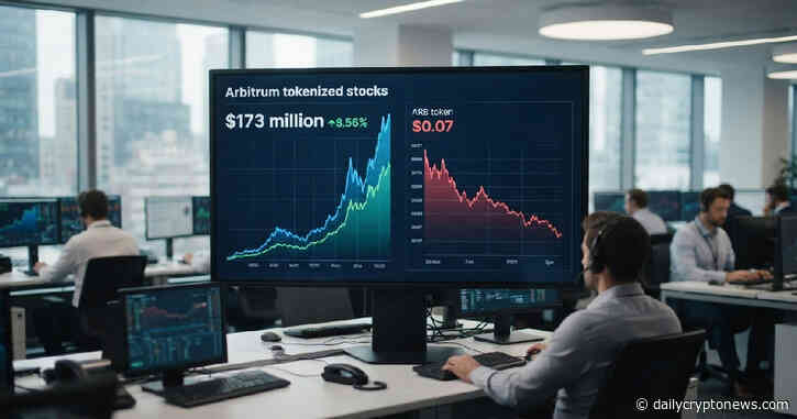 Arbitrum tokenized stocks surge 476%, challenging ARB token’s two-year downturn