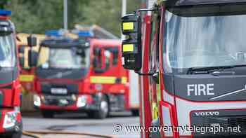 Drifting smoke from huge Coventry wildfire forced road closure as ten acres damaged