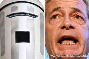 When is the Clacton by-election and who are the dozens of candidates standing against Nigel Farage?