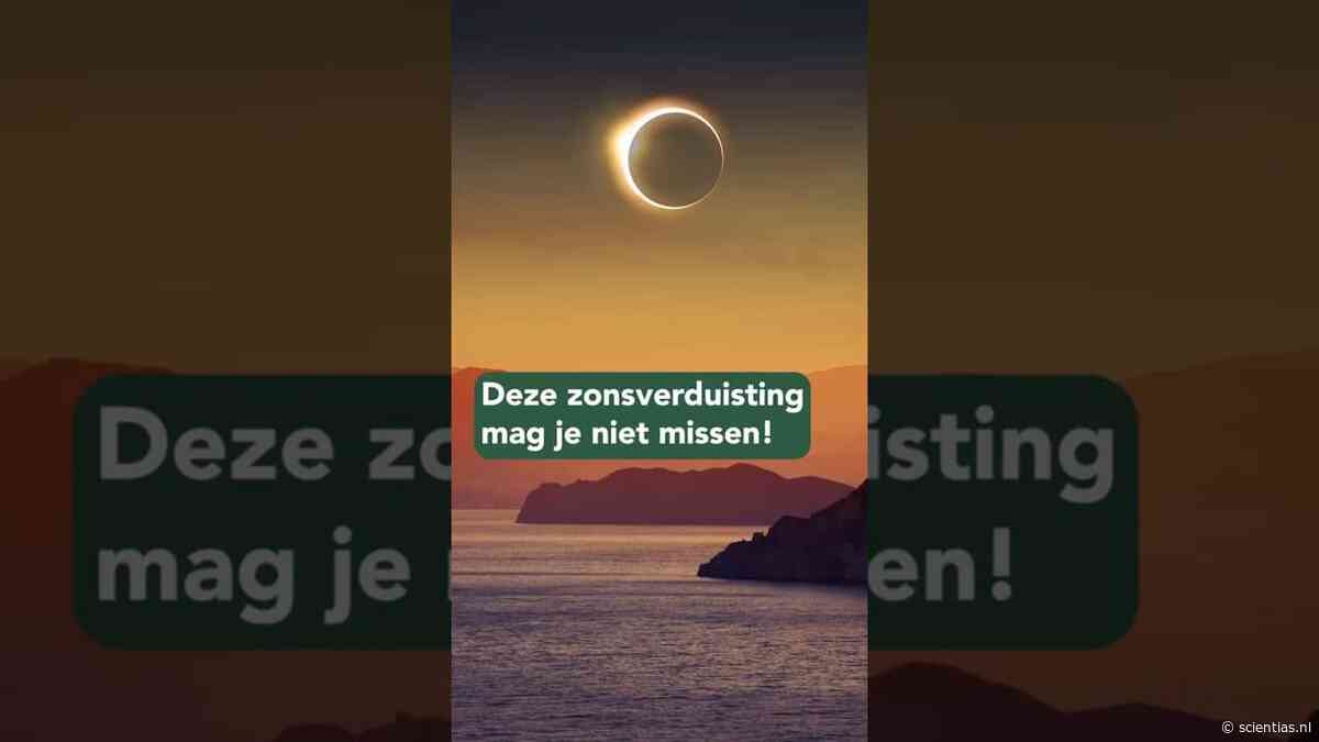 Vanavond is het zo ver: de (bijna) totale zonsverduistering in Nederland