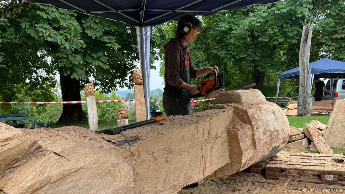 Beim Symposium Kunst und Bier entstehen in Andechs wieder große Skulpturen