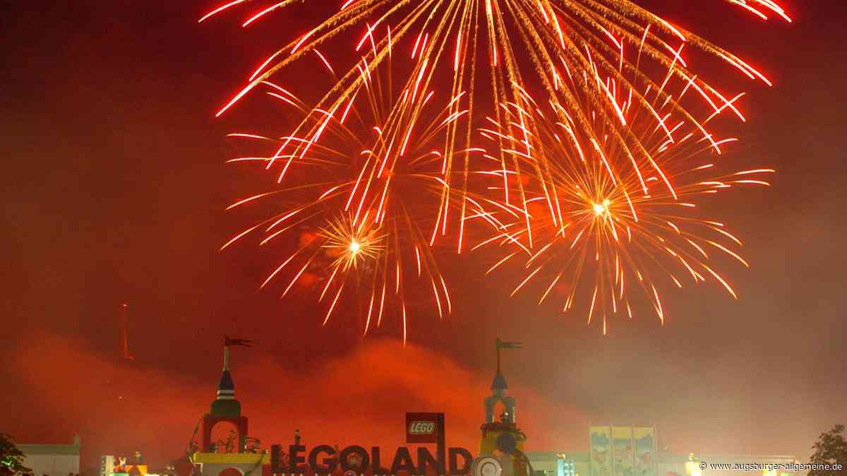 Feuerwerk im Legoland trotz akuter Trockenheit: Legoland bewässert angrenzende Flächen
