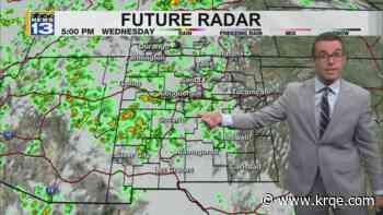 Spotty showers and cooler temperatures expected for parts of New Mexico