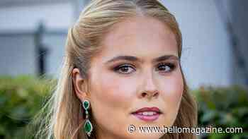Princess Amalia, 22, unveils huge scar for the first time following frightening accident