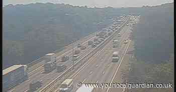 LIVE updates as M25 traffic hit by major delays after van fire on M3