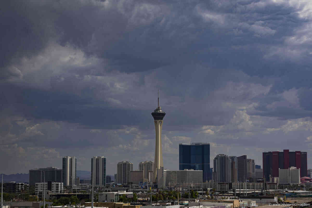 Las Vegas could get wet today from monsoon storms; cooldown coming