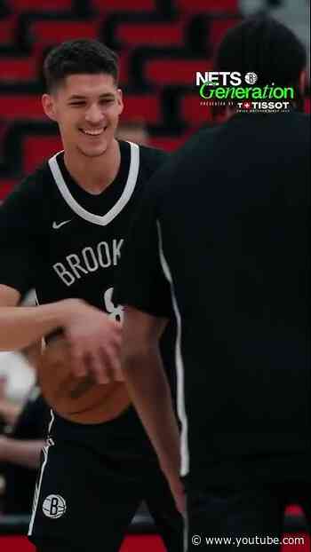 Making each other better 🤝 #brooklynnets #egordëmin #mikelbrownjr