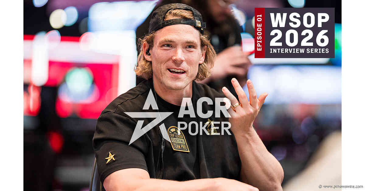 Americas Cardroom Launches 14-Part WSOP Interview Series Led by Alex Foxen