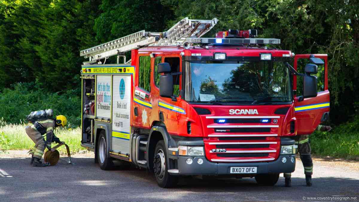 Trees and woodland scorched as Nuneaton wildfire smouldered for hours