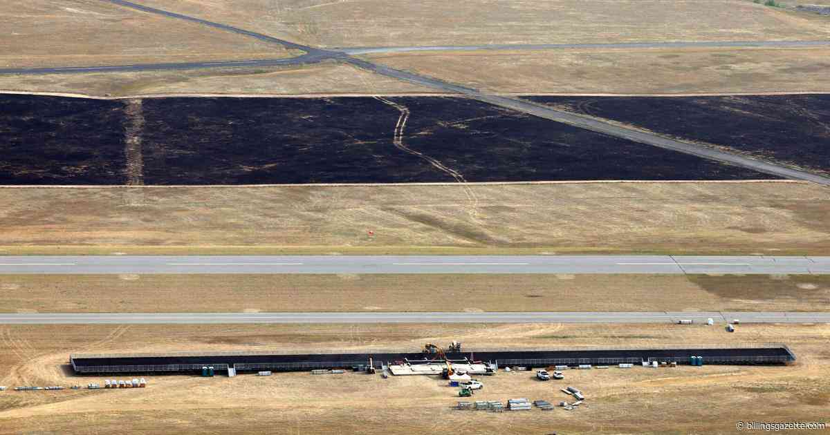 Photo: Yellowstone International Airshow setup begins