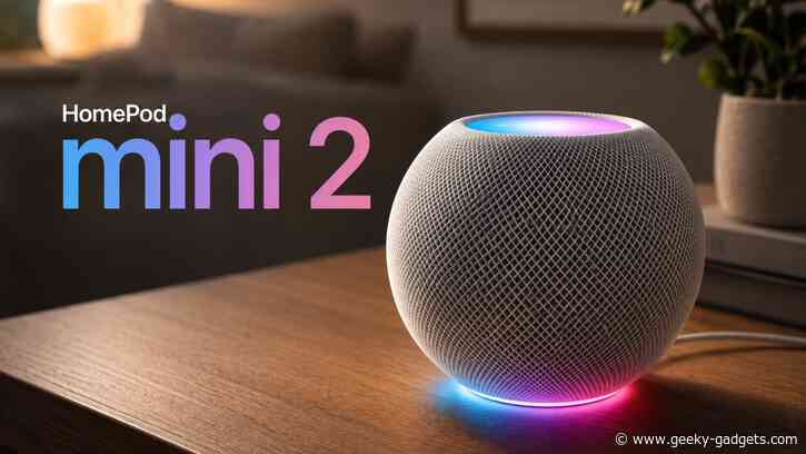 HomePod Mini 2 Could Finally Launch with Siri AI Support