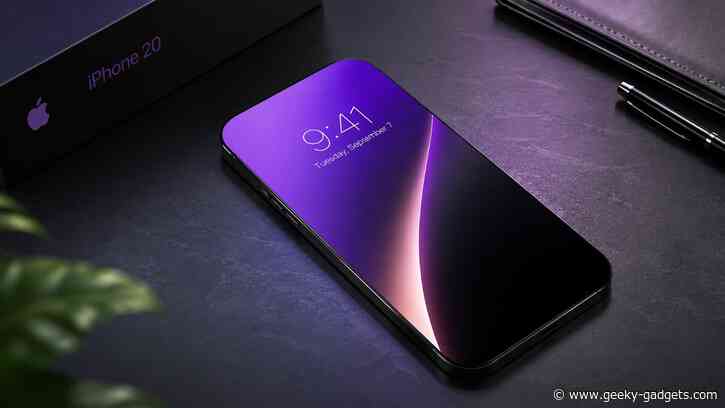 Latest Apple Leaks Point to a Potential All-Glass iPhone 20