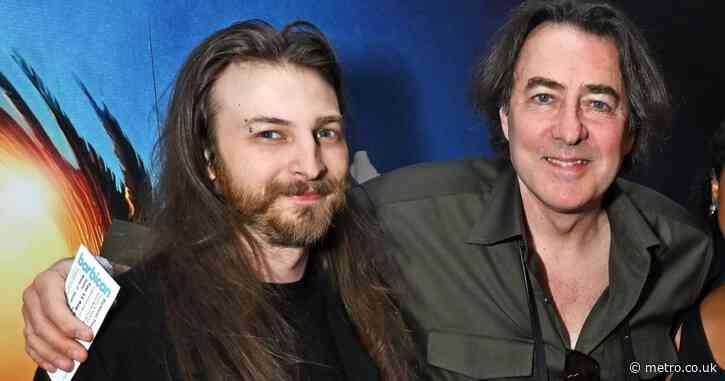 Jonathan Ross pictured with rarely-seen son Harvey, 32, on family night out