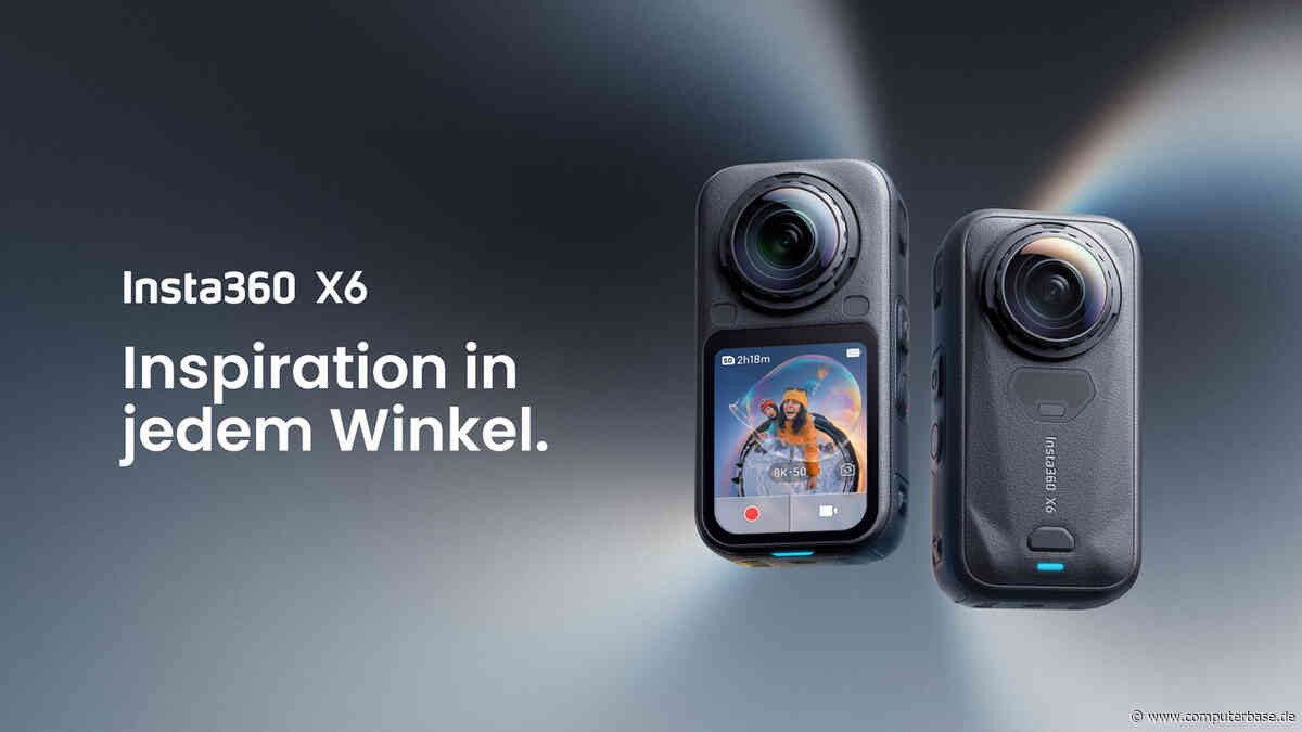 360-Grad-Kamera: Insta360 X6 geht auf 8K mit 50 FPS und Dolby Vision