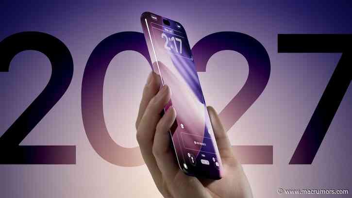 Leaker: All-Glass 2027 iPhone Still on Track Despite Cancellation Rumors
