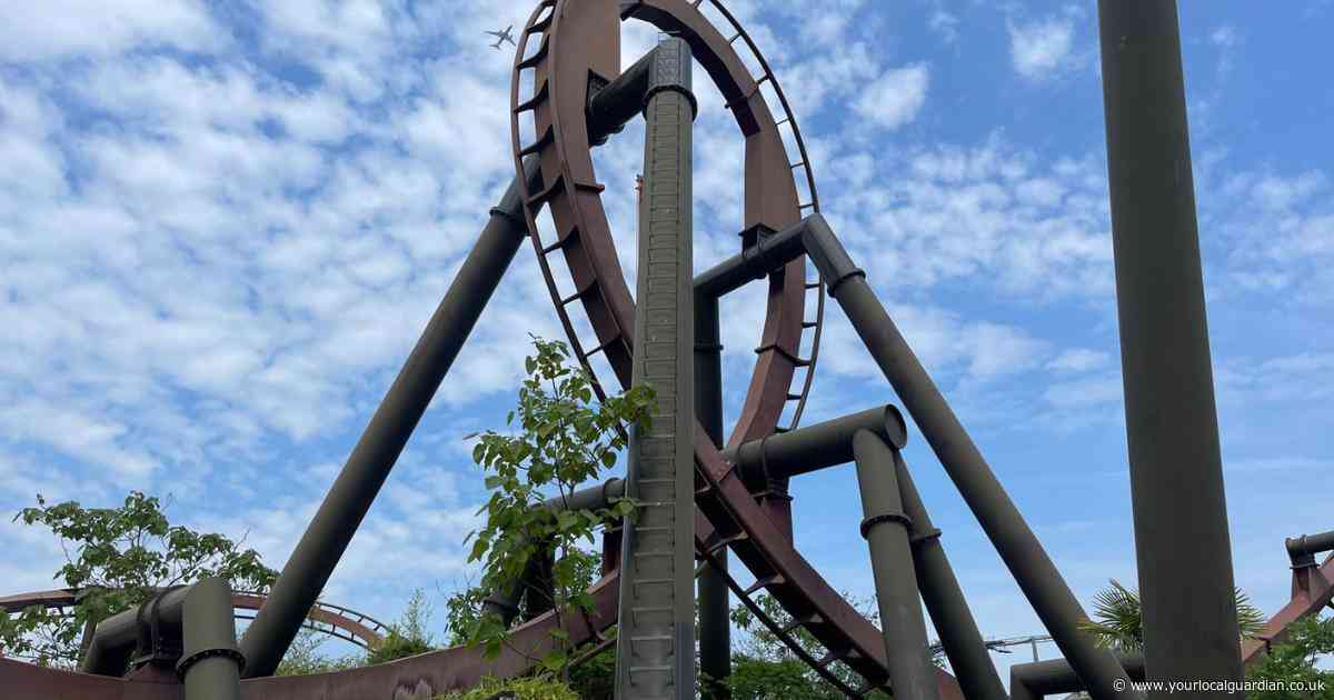 Thorpe Park journeys hit by HUGE queues as van blaze closes key slip road