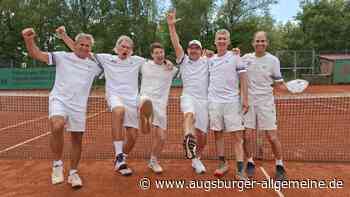 Herren 40 des MTV Dießen feiern den Aufstieg in die Tennis-Landesliga