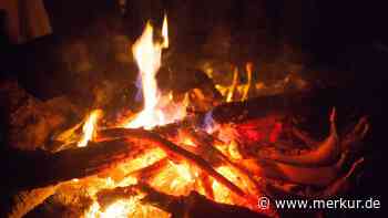Lagerfeuer am Waldrand: Jugendliche flüchten auf E-Scootern vor Polizei