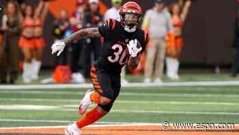Fantasy football buzz: More volume for Chase Brown, Denzel Boston turning heads