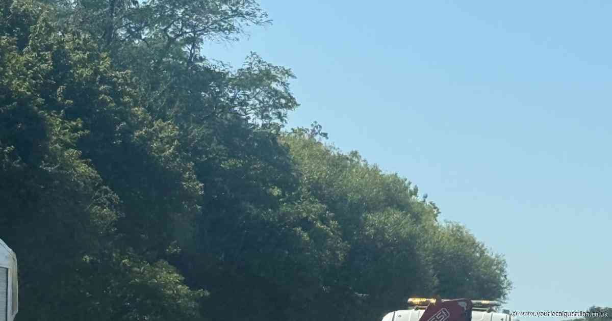 RECAP as M25 traffic hit by major delays after van fire on M3