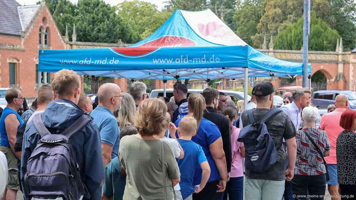 Neue Umfrage in Sachsen-Anhalt: AfD knackt neue Rekordmarke