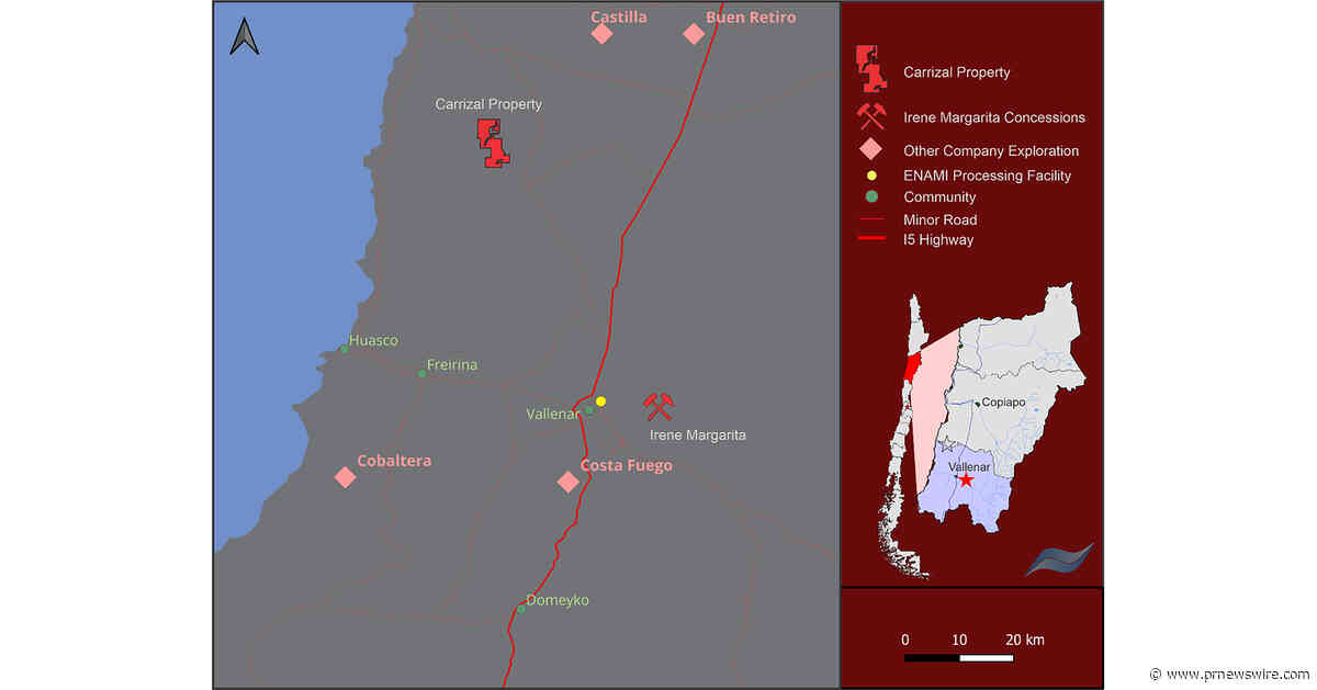 Red Metal Leases its Irene and Margarita Copper-Gold Concessions to Local Artisanal Miner