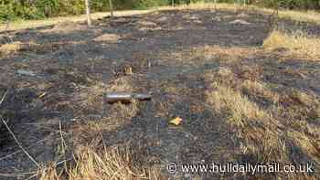 Community outdoor space in Hull left scarred by fire