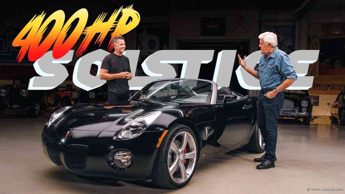 Tesla Designer Franz von Holzhausen's 400HP V8 Pontiac Solstice! | Jay Leno's Garage