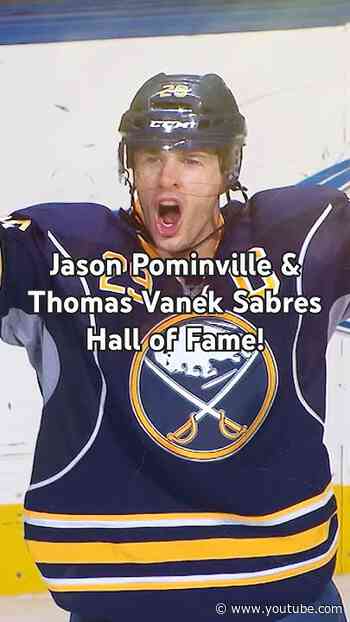 Two Buffalo Sabres legends. 👏 #nhl #hockey #buffalosabres