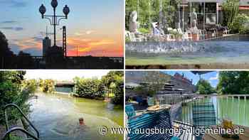Entspannen, abkühlen, abschalten: Hier kann man den Sommerabend in Augsburg genießen