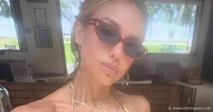 Jessica Alba Shows off Bikini, Gets Sweet Kiss From Danny Ramirez in August Photos