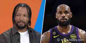 Jalen Brunson Reacts to Facing 76ers — and LeBron James — In 2026 NBA Tipoff Game