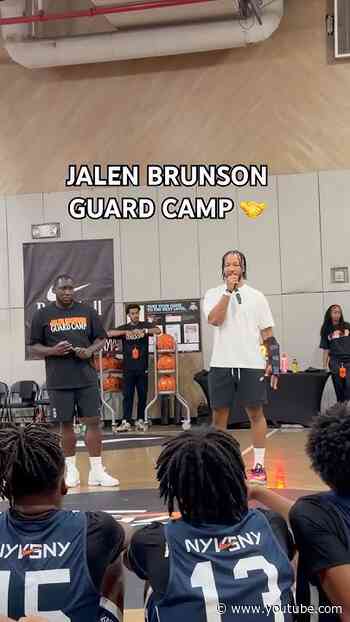 learning from the best #nyknicks #basketball #nba #jalenbrunson #camp