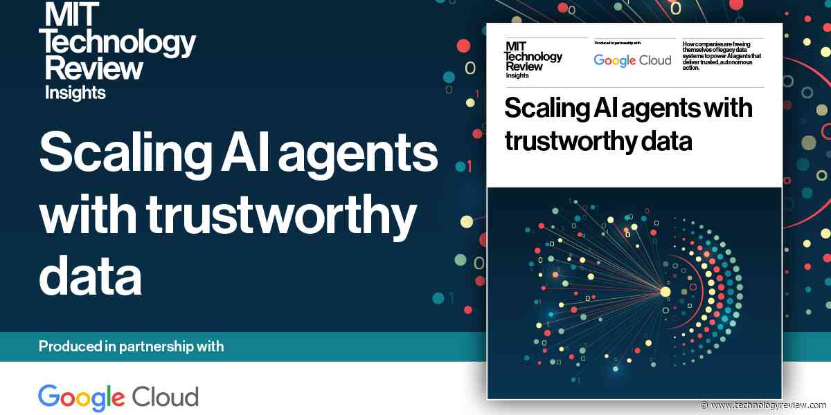 Scaling AI agents with trustworthy data