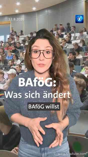 BAföG-Reform: So sehen die Pläne der Bundesregierung aus  #tagesschau  #nachrichten  #bafög