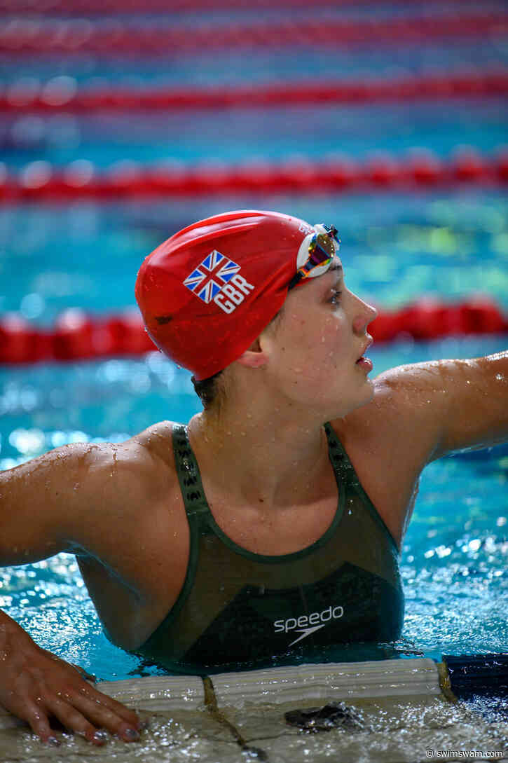 Angharad Evans Lowers Own National and European Championship Record With 1:04.87 100 Breast