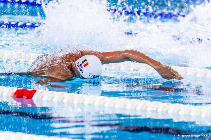 David Popovici (46.56) Edges Out Egor Kornev (46.74) to Claim 100 Free Euro Title, #3 and #6 All-Time
