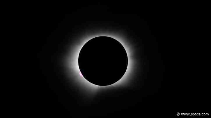 Total solar eclipse 2026 has begun. Here are the first views of totality