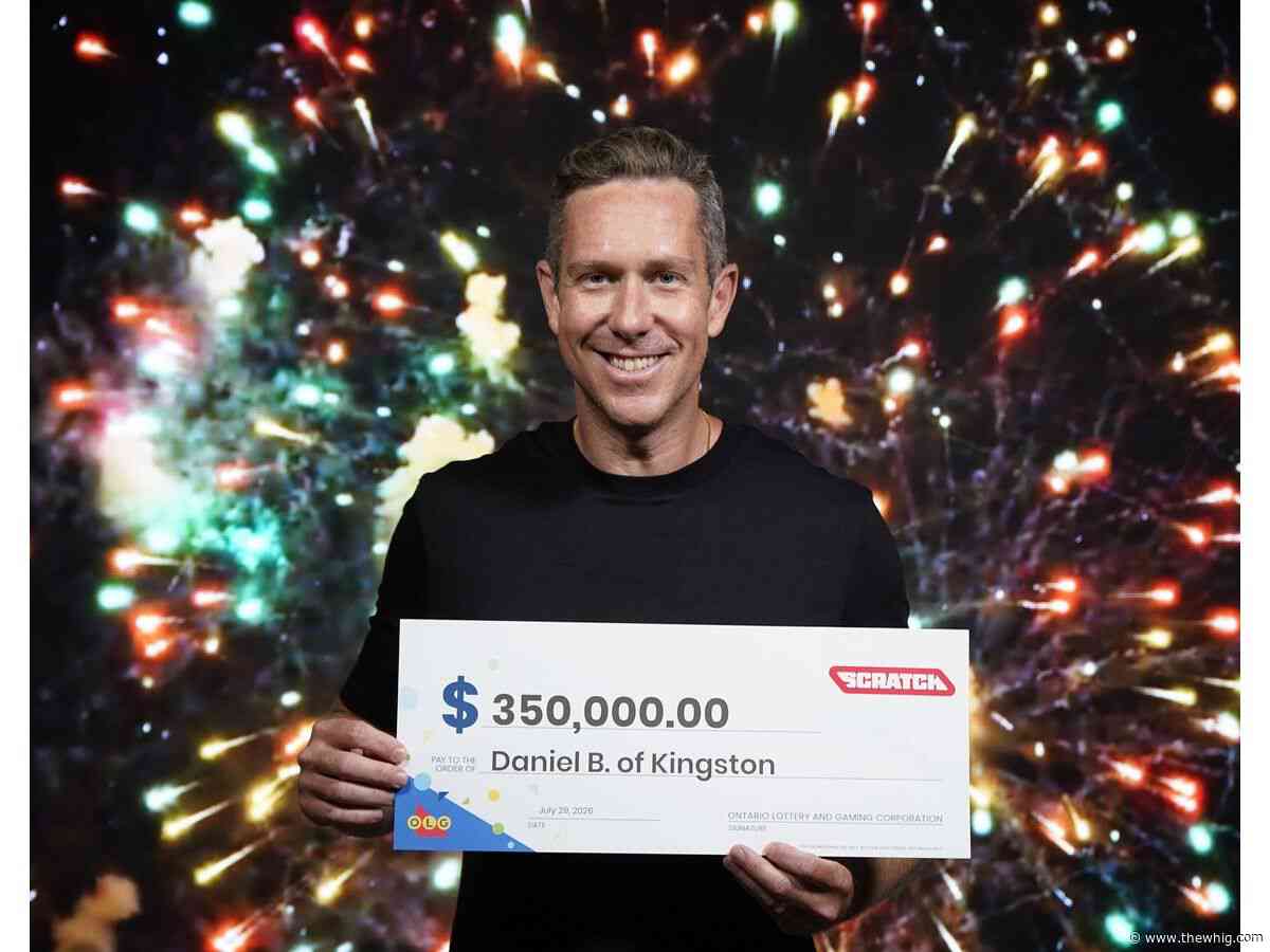 Kingston man wins $350k with lottery ticket