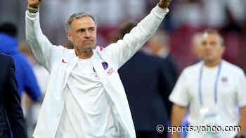 Aston Villa under way against European champions PSG in Uefa Super Cup