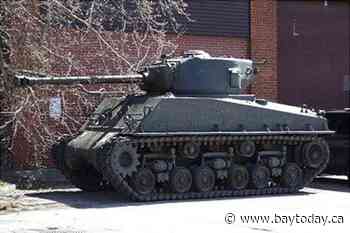 Sherman tank to join CF100 in Lee Park