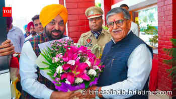 Punjab CM Bhagwant Mann meets Governor; seeks 10-day parole for Jagtar Singh Hawara on "humanitarian grounds"