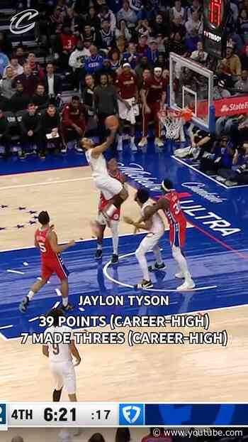 🤩 Jaylon went crazy the last time we were in Philly! #LetEmKnow #Cavs #JaylonTyson #NBA #Shorts